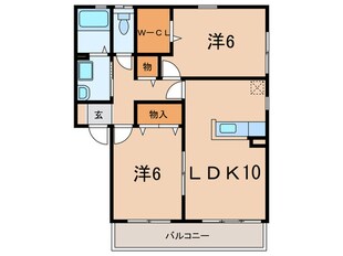 サニ－コ－トの物件間取画像